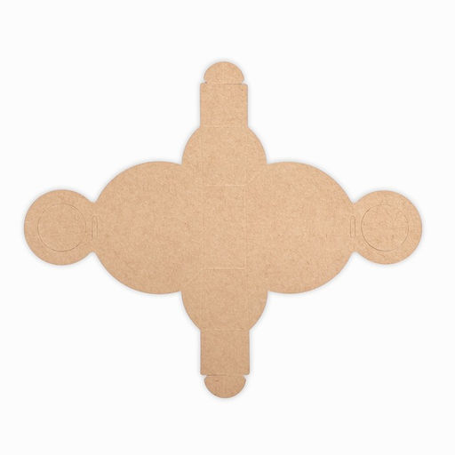 Цена за 10 шт. Коробка складная, с бантом и ручкой, крафт, 6?8?3 см - UPAK LAND фото 4