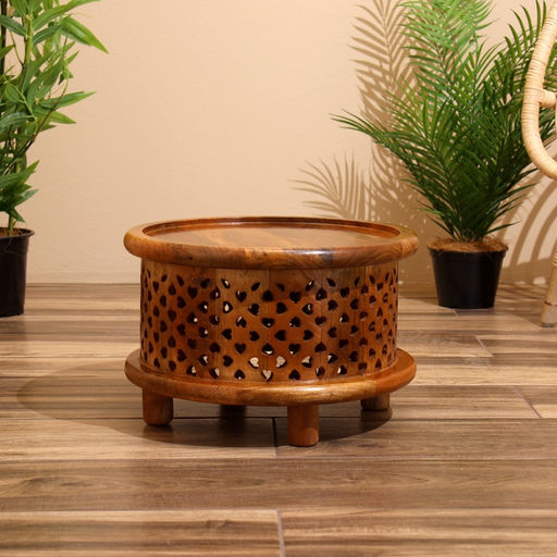 Столик кофейный, 39×39×26 см, манговое дерево