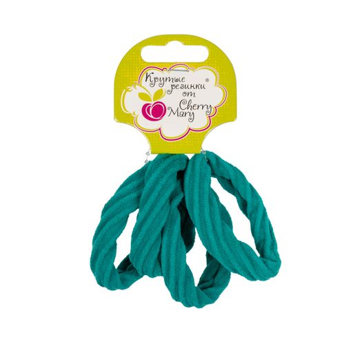 CHERRY MARY R6026 Набор резинок для волос 5 х 4 шт. №03 бирюзовый