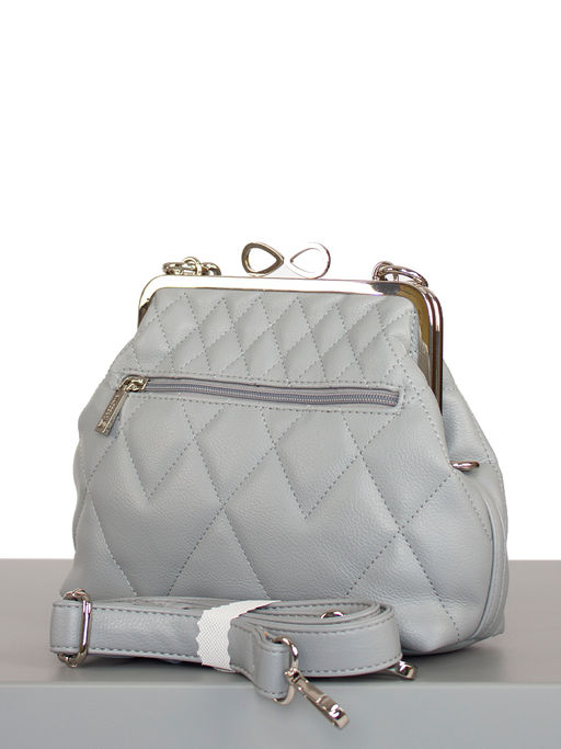 LACCOMA сумка Ева-Л815-серо-голубой эко кожа хлопок фото 2