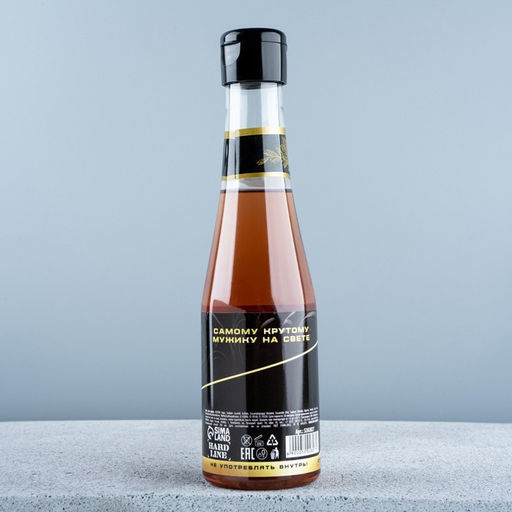 Гель для душа пиво Настоящий, 100% мужик, 250 мл, аромат кипариса и зелёного яблока, Чистое счастье