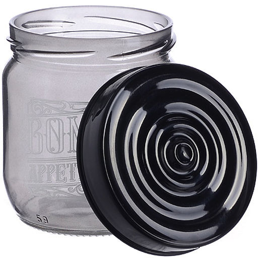 80761 Банка для сыпучих 425 мл. черный MB (х24) - Mayer&boch фото 2