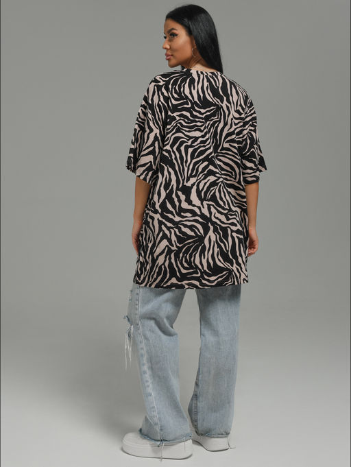 Шарм футболка женская (зебра)