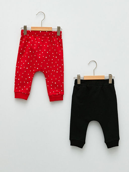 Beli Lastikli Pamuklu Pantolon 2li - Waikiki фото 2