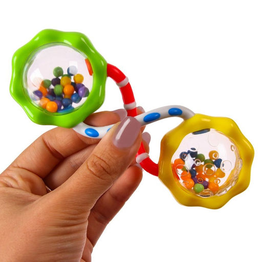 Погремушка Гантелька крутилка, Крошка Я фото 2