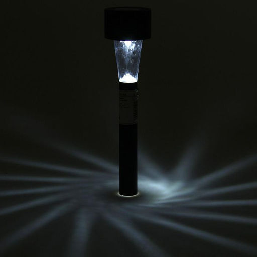 Цена за 2 шт. Садовый светильник «Трапеция», уличный, на солнечной батарее, 4.5×30×4.5 см, 1 LED, свечение белое