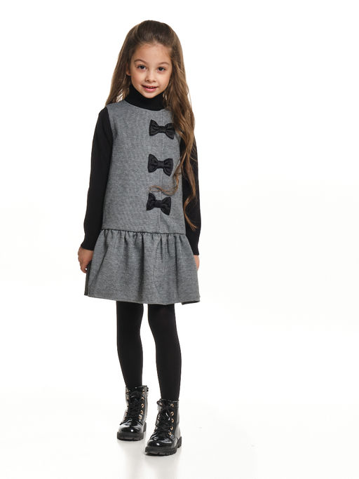 Платье (сарафан) в клетку UD 6181 черная клетка - Mini maxi фото 4