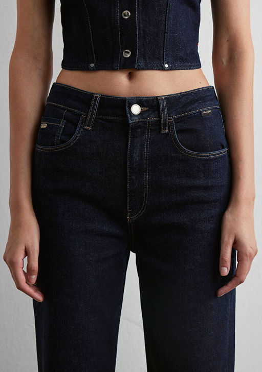 Victoria Gold Premium Koyu Rinse Jean Pantolon - Mavi фото 7