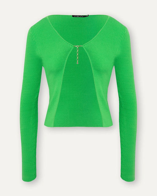 Кардиган с застежкой на цепочку - Incity фото 3