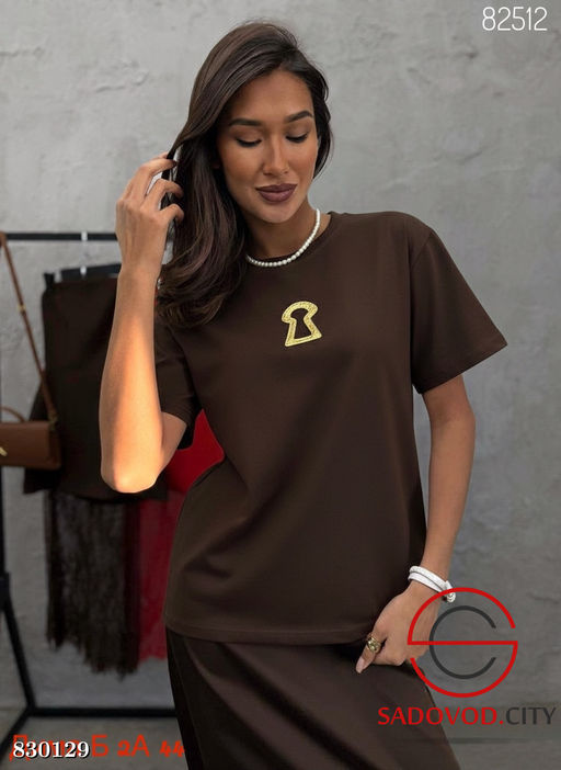 Футболка женская из хлопка