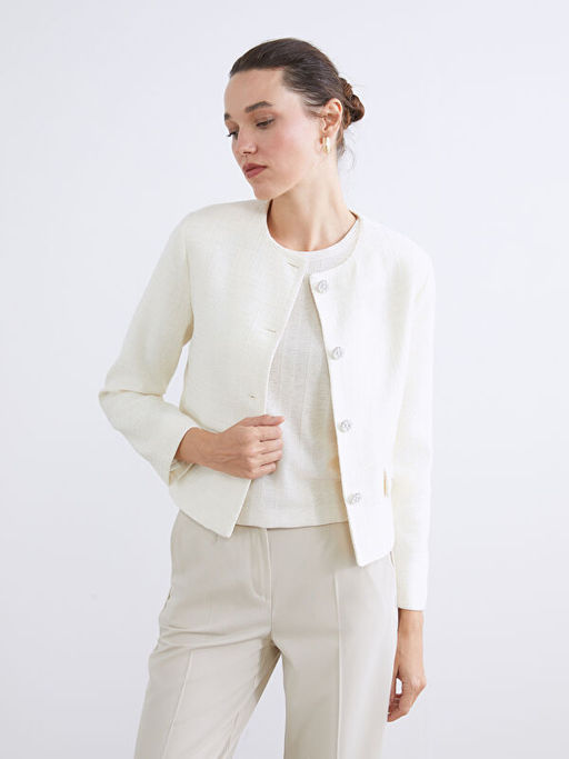 Bisiklet Yaka Kad?n Ceket