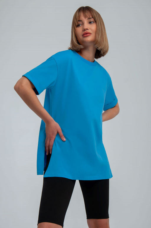 Арт. 31118 Футболка женская 44-52 (5 шт) Цвет:Голубой - Калинка фото 8