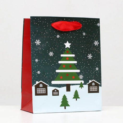 Цена за 12 шт. Пакет ламинированный Ночь перед рождеством 11,5 х 14,5 х 6 см - Simaland фото 5