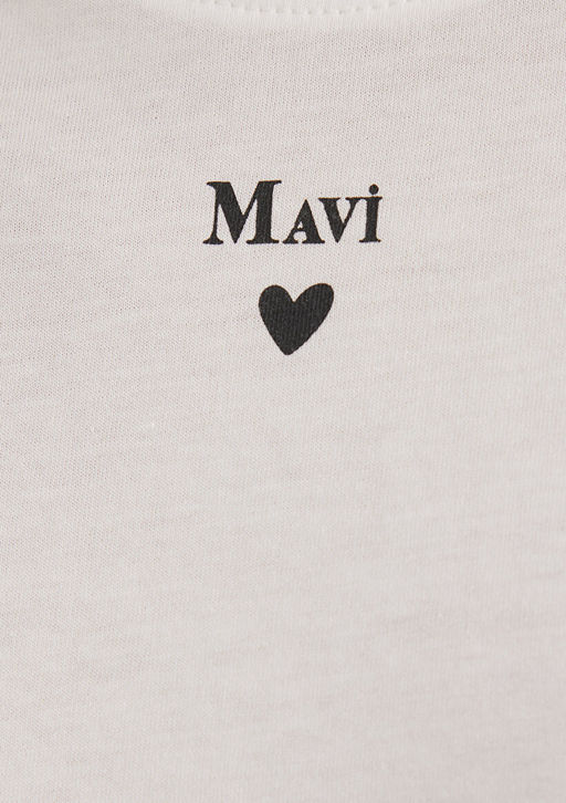 Mavi Logo Bask?l? Beyaz Tisort  фото 7
