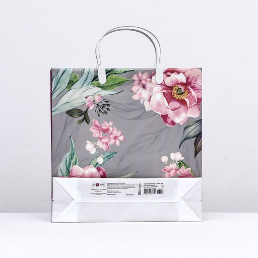 Цена за 5 шт. Пакет Цветочная сказка, мягкий пластик, 30 х 29 х 9 см, 140 мкм - Simaland фото 2