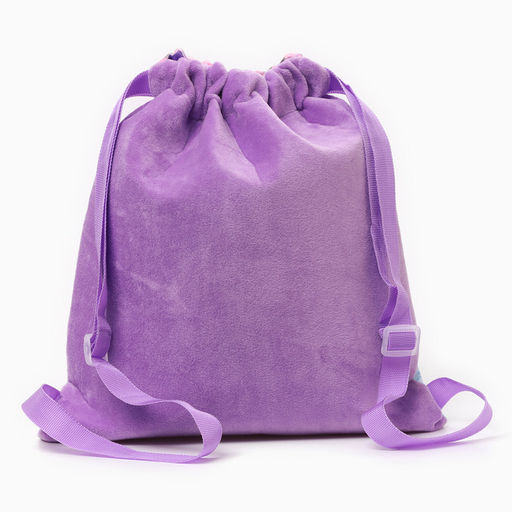 Сумка детская «Оленёнок», 35×30 см, фиолетовая