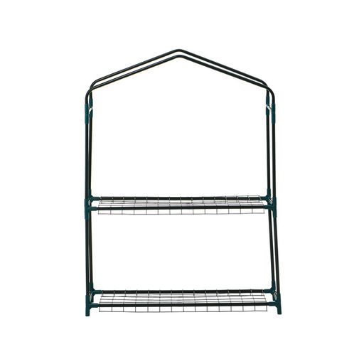Парник-стеллаж, 2 полки, 93×22×69 см, металлический каркас d=12 мм, чехол плёнка 80 мкм, Greengo