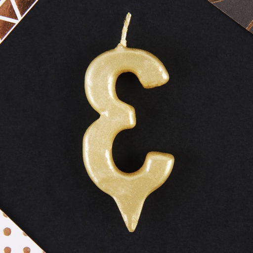 Свеча-цифра в торт 3, золото - Страна карнавалия фото 4