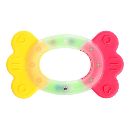 Погремушки с прорезывателями для зубов «Фруктики. Апельсин», набор 4 шт.