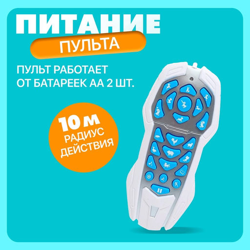 Робот собака Фьючер ZHORYA, на пульте управления, интерактивный: звук, свет, танцующий, музыкальный, на аккумуляторе - Simaland фото 5