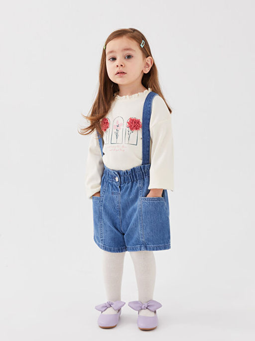 Beli Lastikli Basic K?z Bebek Jean ?ort - Waikiki фото 2