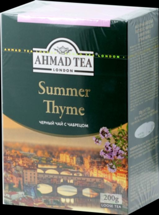 AHMAD TEA. Flavoured Collection. Summer Thyme 200 гр. карт.пачка РОССИЯ