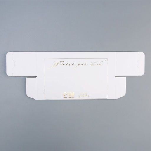 Цена за 5 шт. Коробка для макарун кондитерская, упаковка «Только для тебя» , 18 х 5.5 х 5.5 см