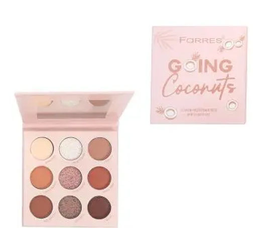FARRES /HB210-12/ Тени д/век 9 цветов "Going Coconuts". 12