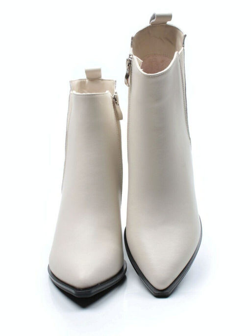 01-PCG267-2 LT.BEIGE Ботинки демисезонные женские (натуральная кожа, байка)