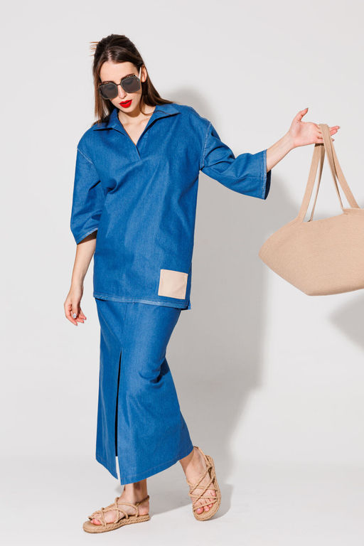 Костюм NIKVA н486-3 синий фото 2