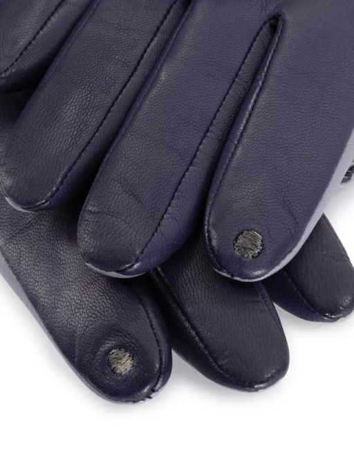 Перчатки женские ш+каш. TOUCH F-IS0065 grey/d.blue - Eleganzza фото 4