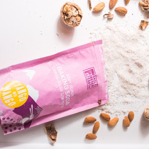 Family Forever Organic Boom Скраб-сода для тела "Танго с манго" 200г