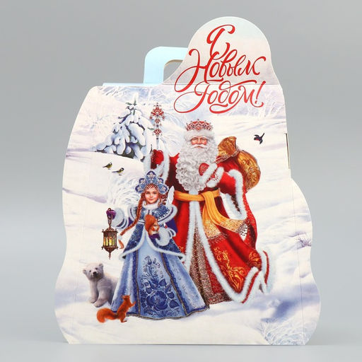 Коробка складная С новым годом, 16 х 10 х 18 см - Дарите счастье фото 2