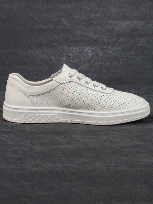 05-PDXL143-2 BEIGE Кроссовки женские (натуральная кожа) - Фабричный китай фото 12