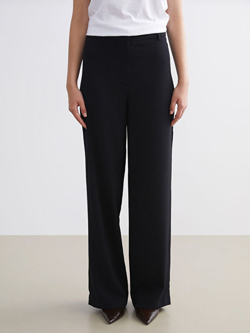 Standart Fit Geni? Pa?a Kad?n Pantolon