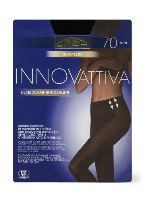 INNOVATTIVA 70 MICRO (бесшовные) (30/5)! - nero - Omsa фото 2