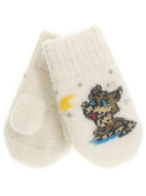 Варежки детские круговые Собака и месяц 0112-3 - Рассказовские варежки фото 4