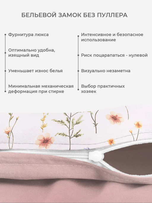 Постельное белье Манифик Евро (простыня на резинке 180*200 см) + 4 наволочки - Ecotex фото 4