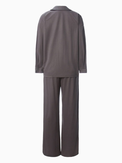 Костюм женский: рубашка, брюки, топ, KAFTAN Base, размер 50, графитовый