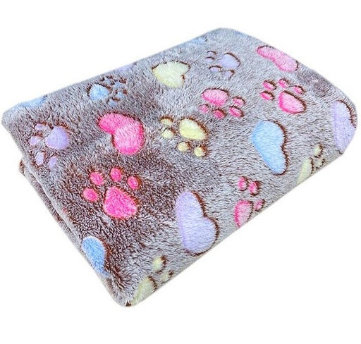 Плед плюшевый Светящийся 180x200 ЛАПКИ цветные - My bed фото 3