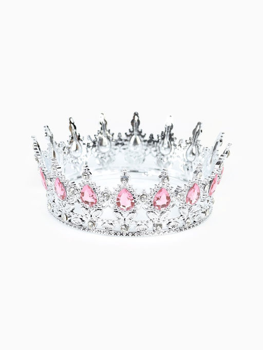 Набор декора для торта: топпер, корона, свеча