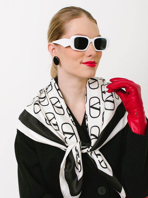 Большой мягкий очень нежный двусторонний платок - Tantino фото 9