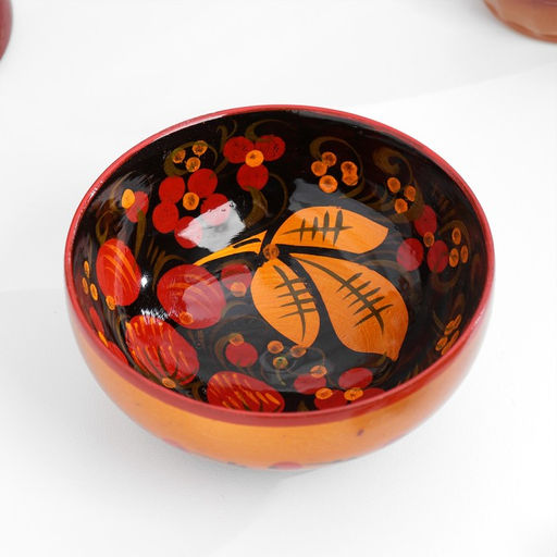 Чашка дерево хохлома «Малая», 11×6.5 см