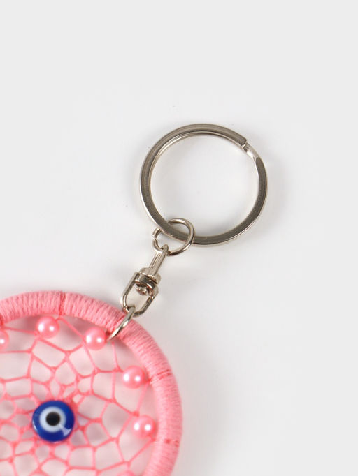 Брелок "Ловец снов" 17 см, цв. розовый