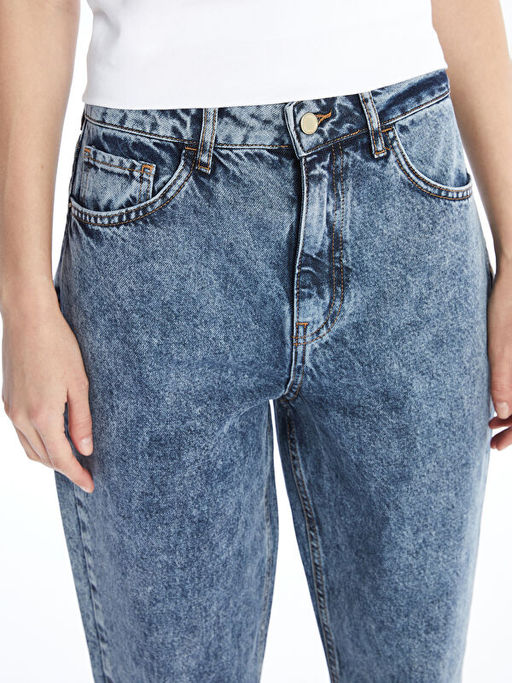 Mom Fit Kad?n Jean Pantolon