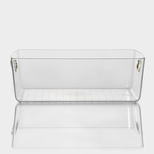 Контейнер для хранения «Нежность», 29×20×10 см, прозрачный