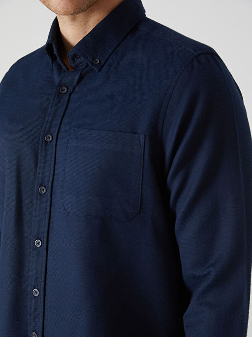 Regular Fit Uzun Kollu Arm?rl? Erkek G?mlek