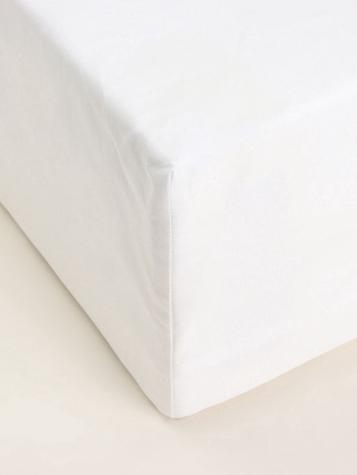 Простыня на резинке 1.5-спальная SL Home Natural color, 140200+30 см, сатин - Sima-land home фото 9