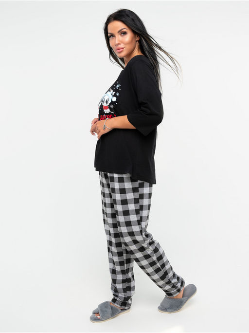 Пижама "Давай дружить" черный