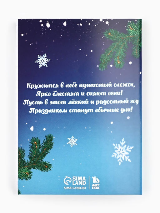 Цена за 2 шт. Подарочный набор новогодний, блокнот и ручка пиши-стирай «Чудеса рядом»